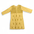 Kurta tradicional de la India con tejido artesanal a mano