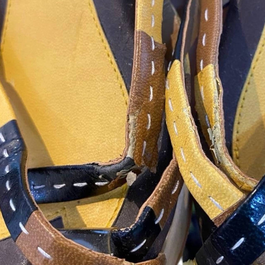 Sandalias con tacón tipo sueco