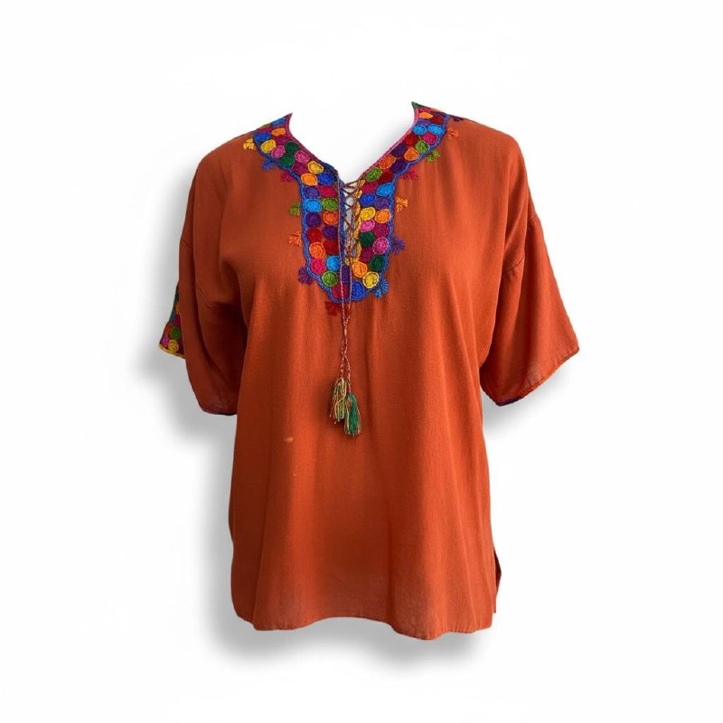 Blusa artesana tejida a mano