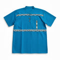 Camisa de manta con tejido