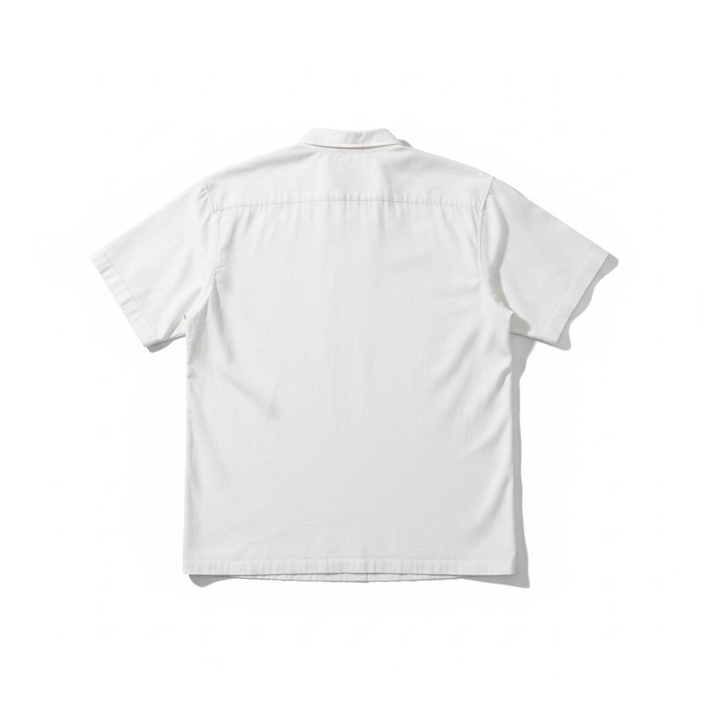 Camisa de manta con tejido