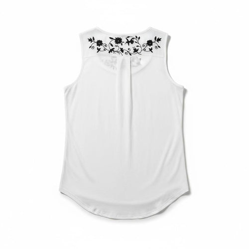 Blusa Ann Taylor intervenida bordada a mano