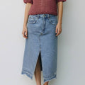 Falda de mezclilla Pull & Bear