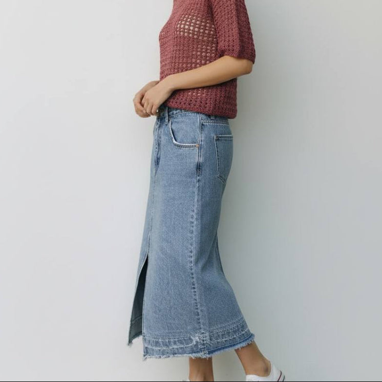 Falda de mezclilla Pull & Bear
