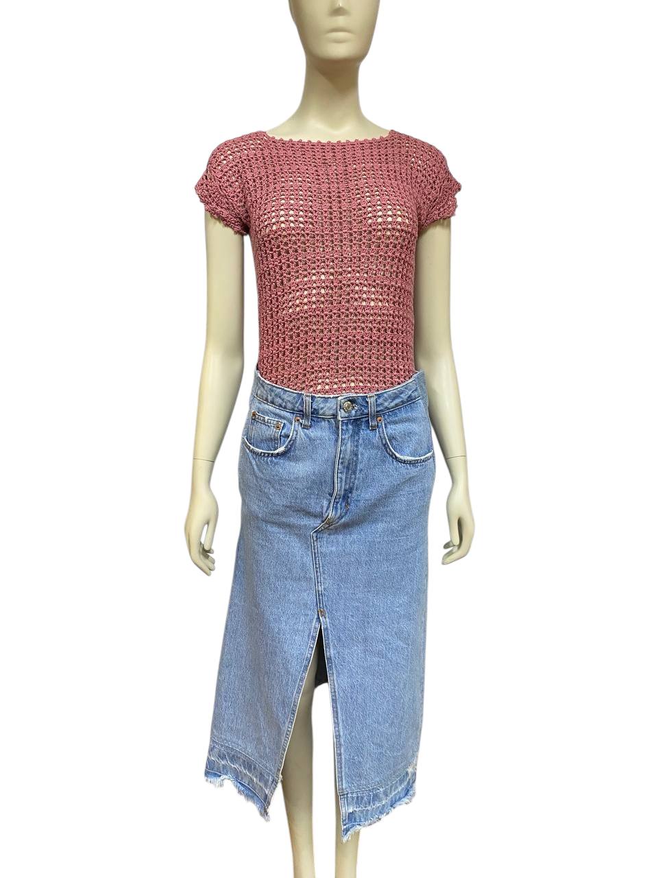 Falda de mezclilla Pull & Bear
