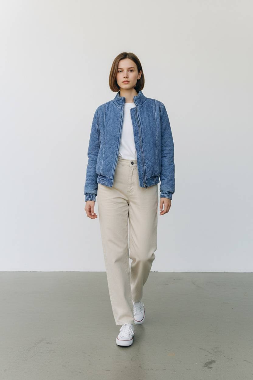Bomber jacket de mezclilla