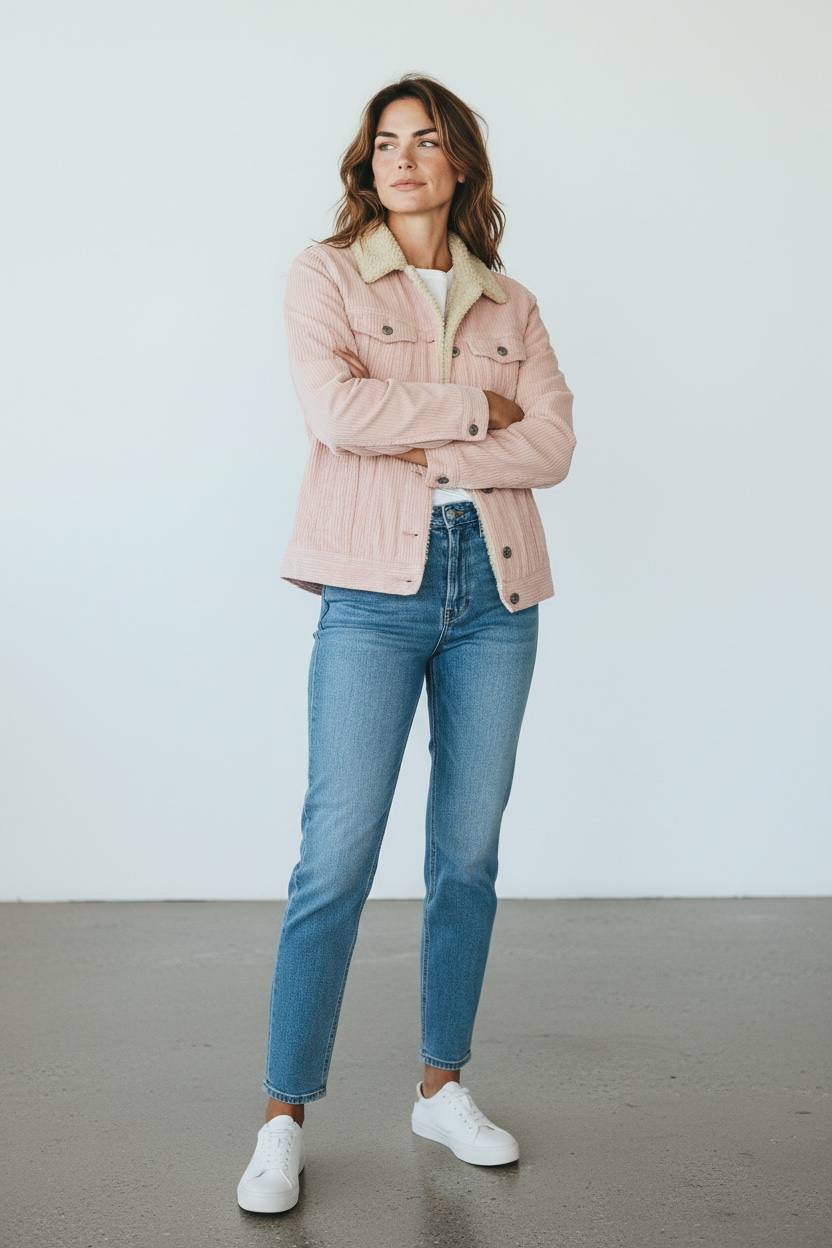 Chamarra con borrega Old Navy