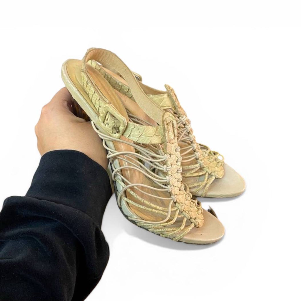 Sandalias de tacón Versace