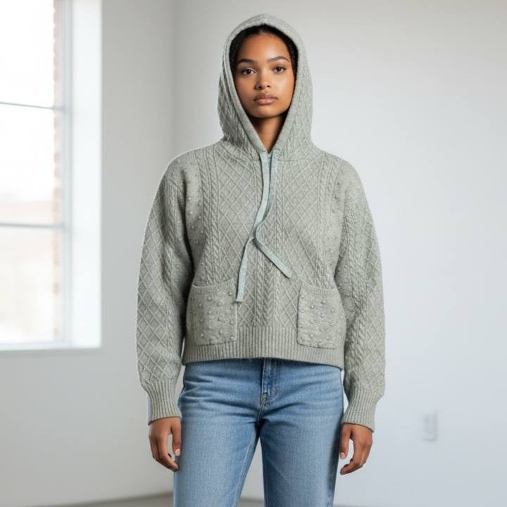 Sudadera tejida tipo suéter