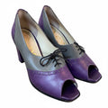 Zapatos de tacones estilo Oxford peep-toe