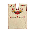 Blusa artesanal con tejido tradicional a mano