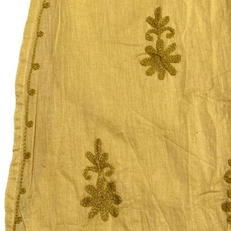 Kurta tradicional de la India con tejido artesanal a mano