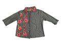 Camisa diseños Marcel intervenida con bordado floral a mano