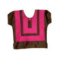 Blusa artesanal bordada en telar