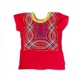 Blusa bordada colores primarios