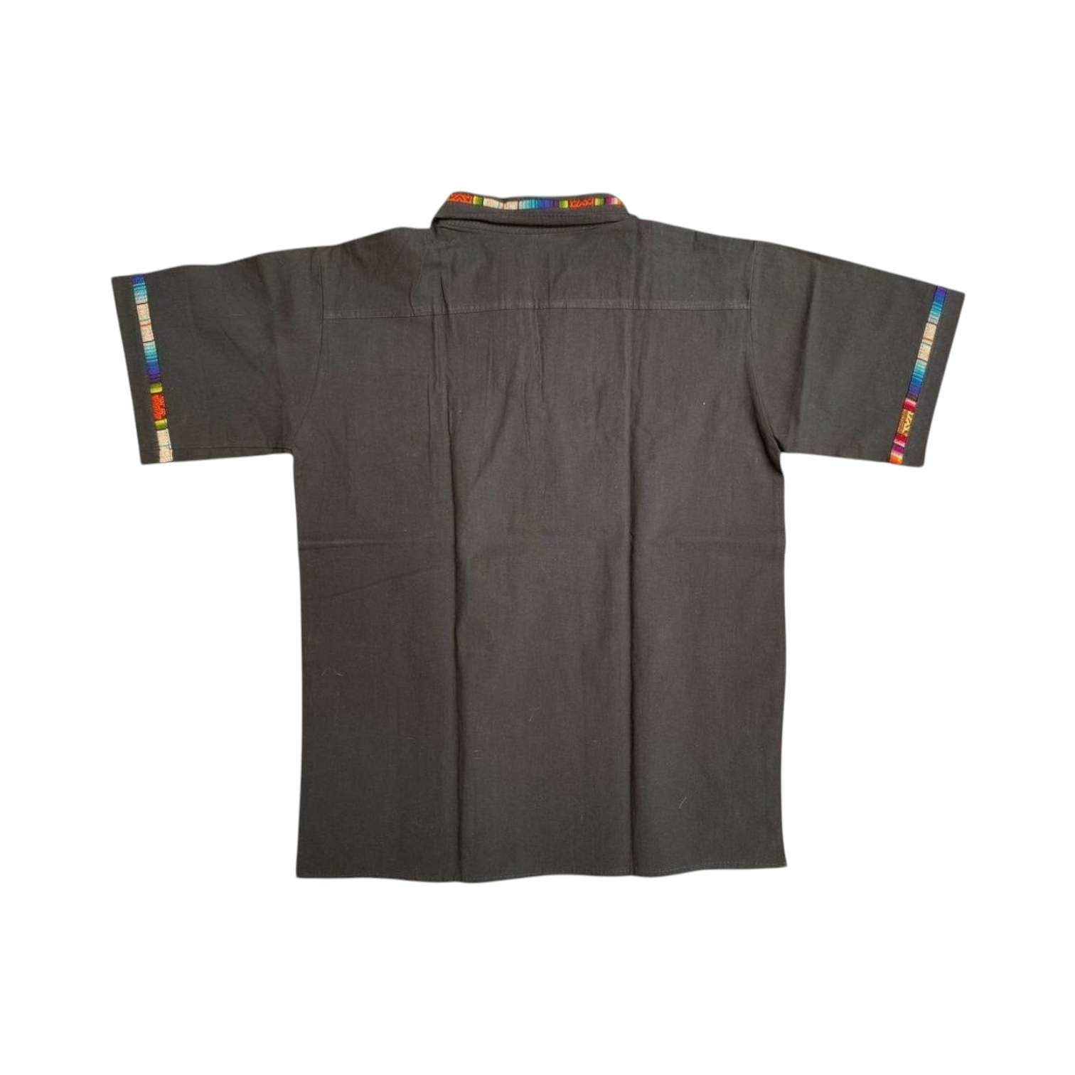 Camisa intervenida con bordado a máquina Chiapaneco