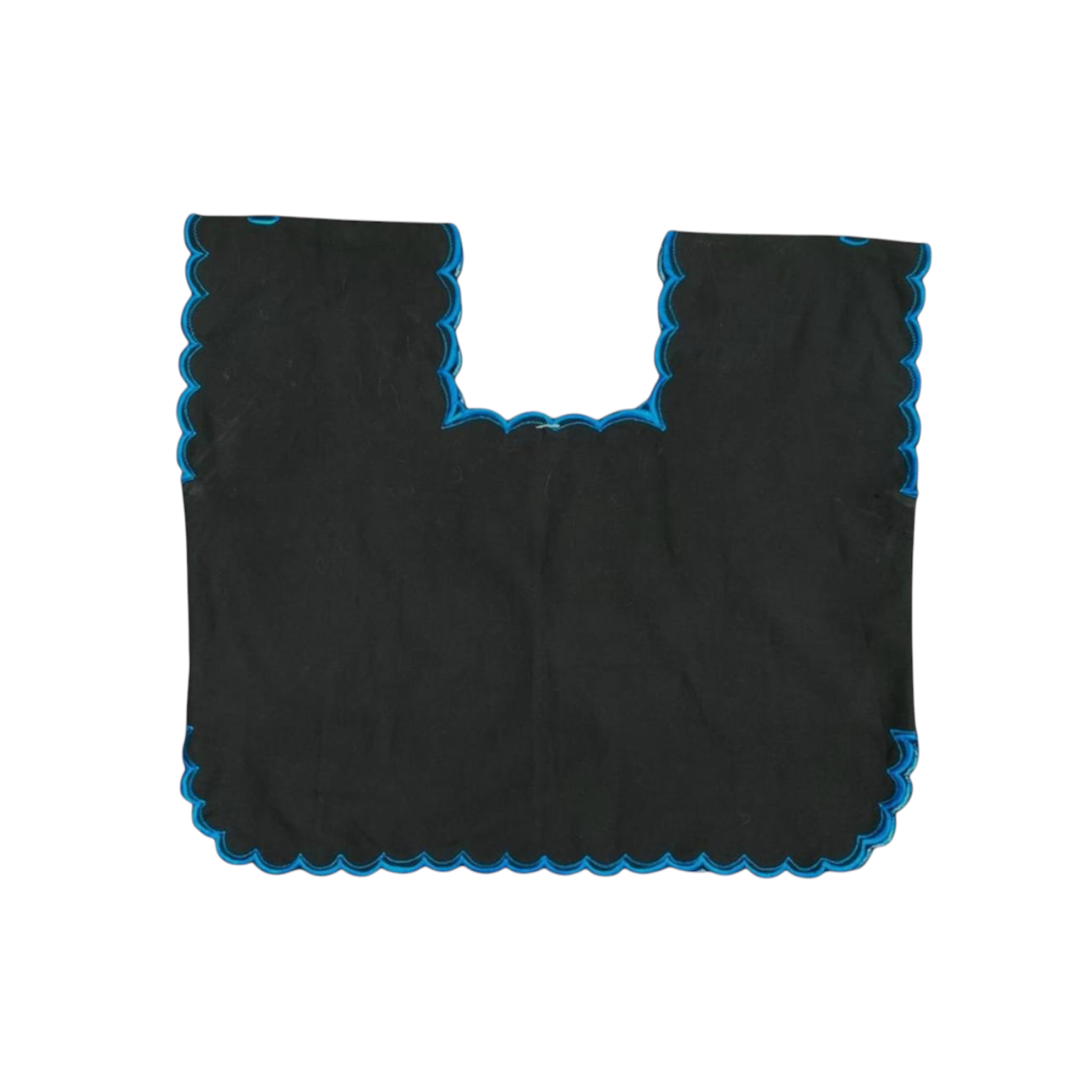 Blusa corta con bordado tradicional a máquina