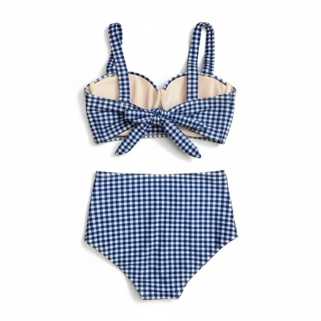 Traje de baño a cuadros