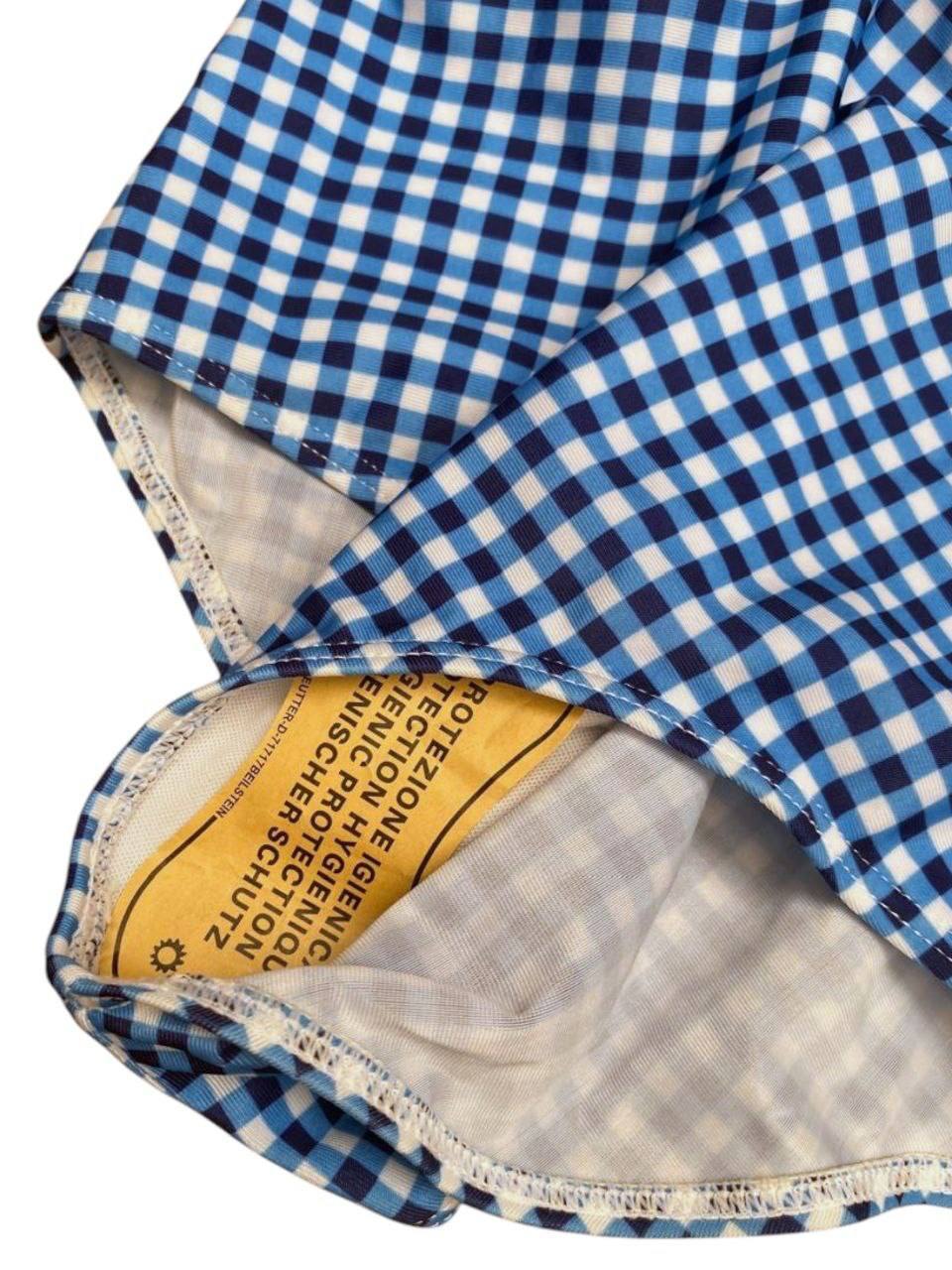 Traje de baño a cuadros