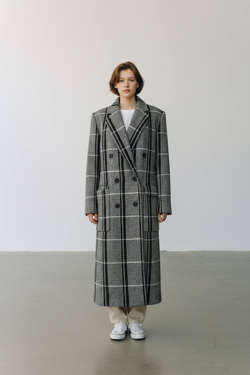 Abrigo vintage de lana Morton Bernard