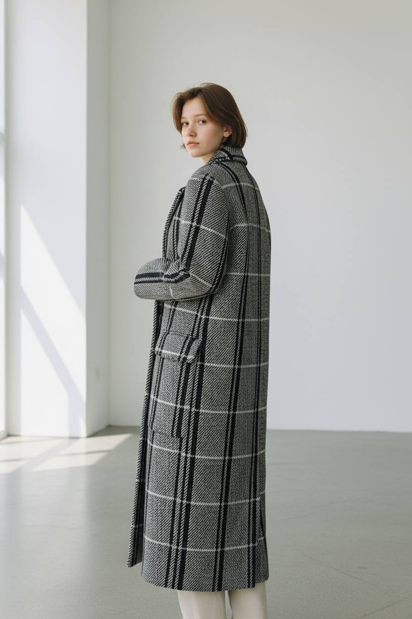Abrigo vintage de lana Morton Bernard