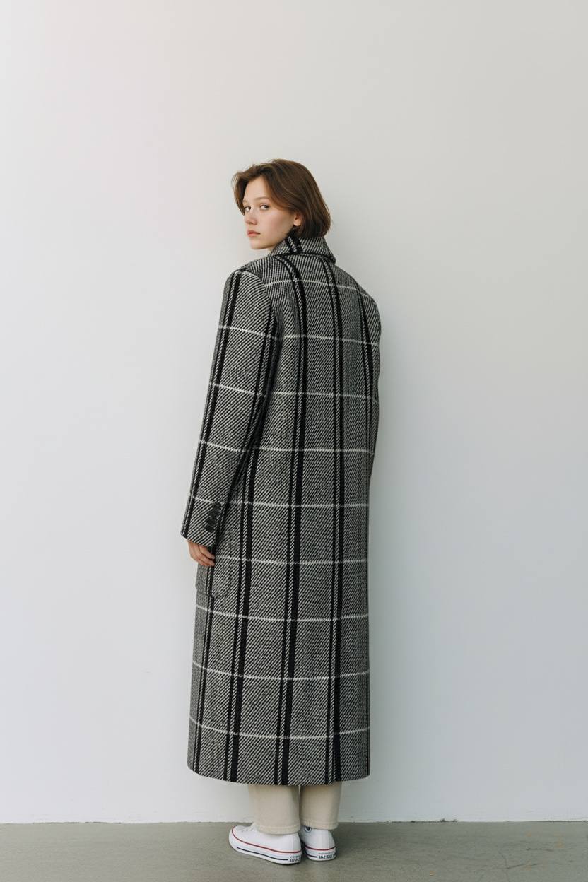 Abrigo vintage de lana Morton Bernard