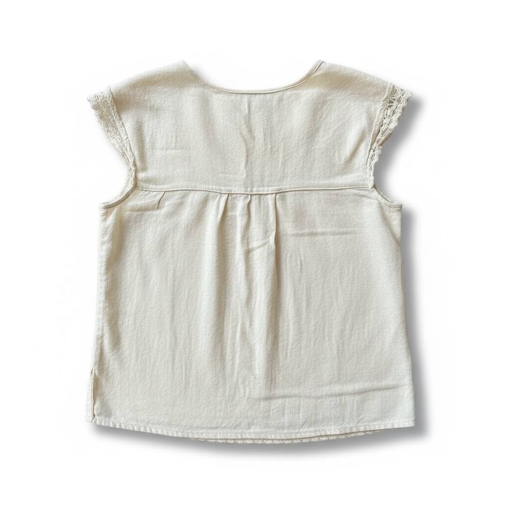 Blusa artesanal bordada a mano
