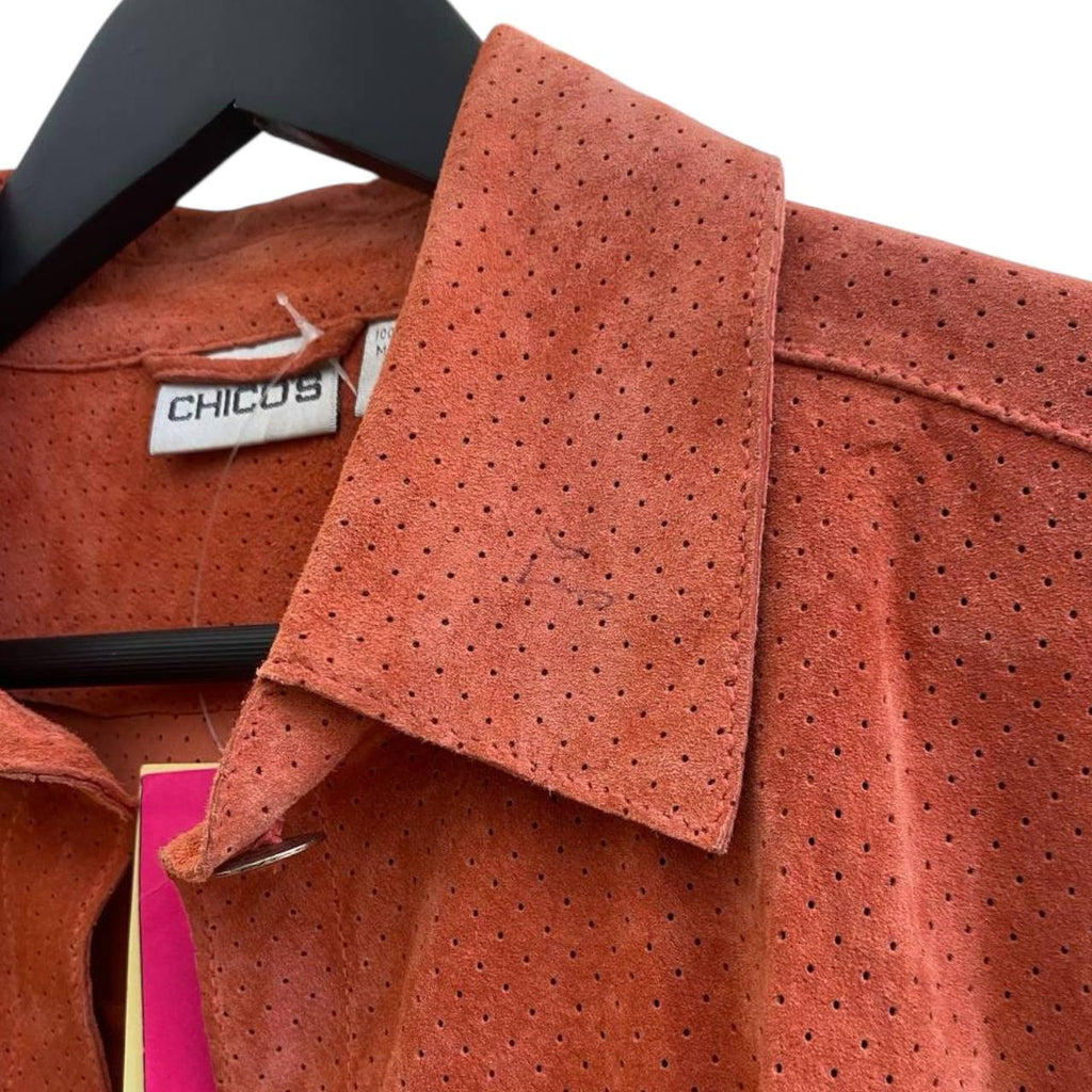 Camisa de cuero Chico´s