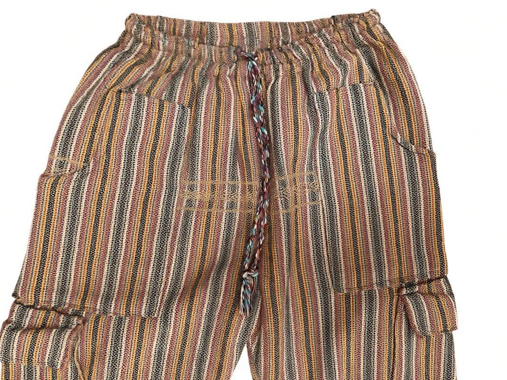 Pantalón tipo Boho de algodón