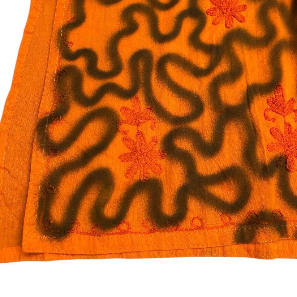 Kurta Tradicional de la India con tejido artesanal a mano