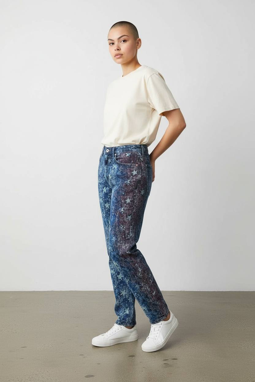 Jeans Guess vintage estampado