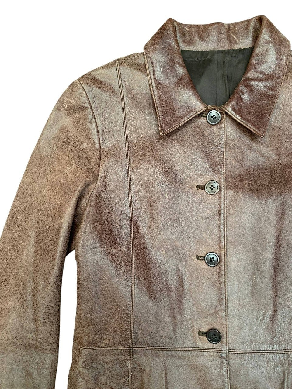 Abrigo Vintage de piel