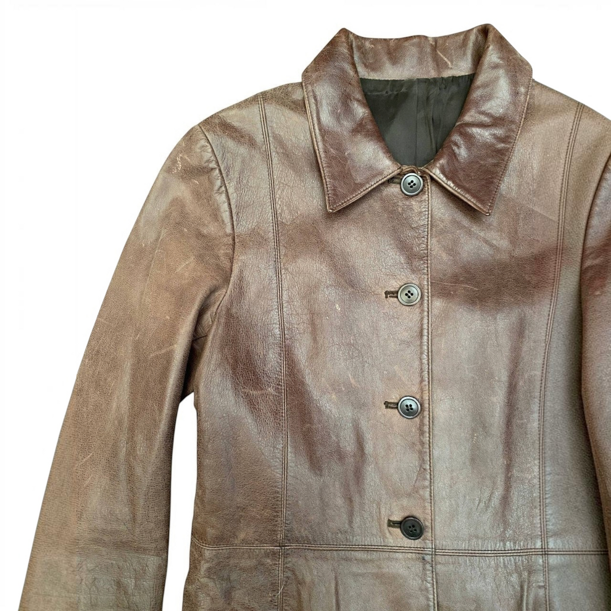 Abrigo Vintage de piel