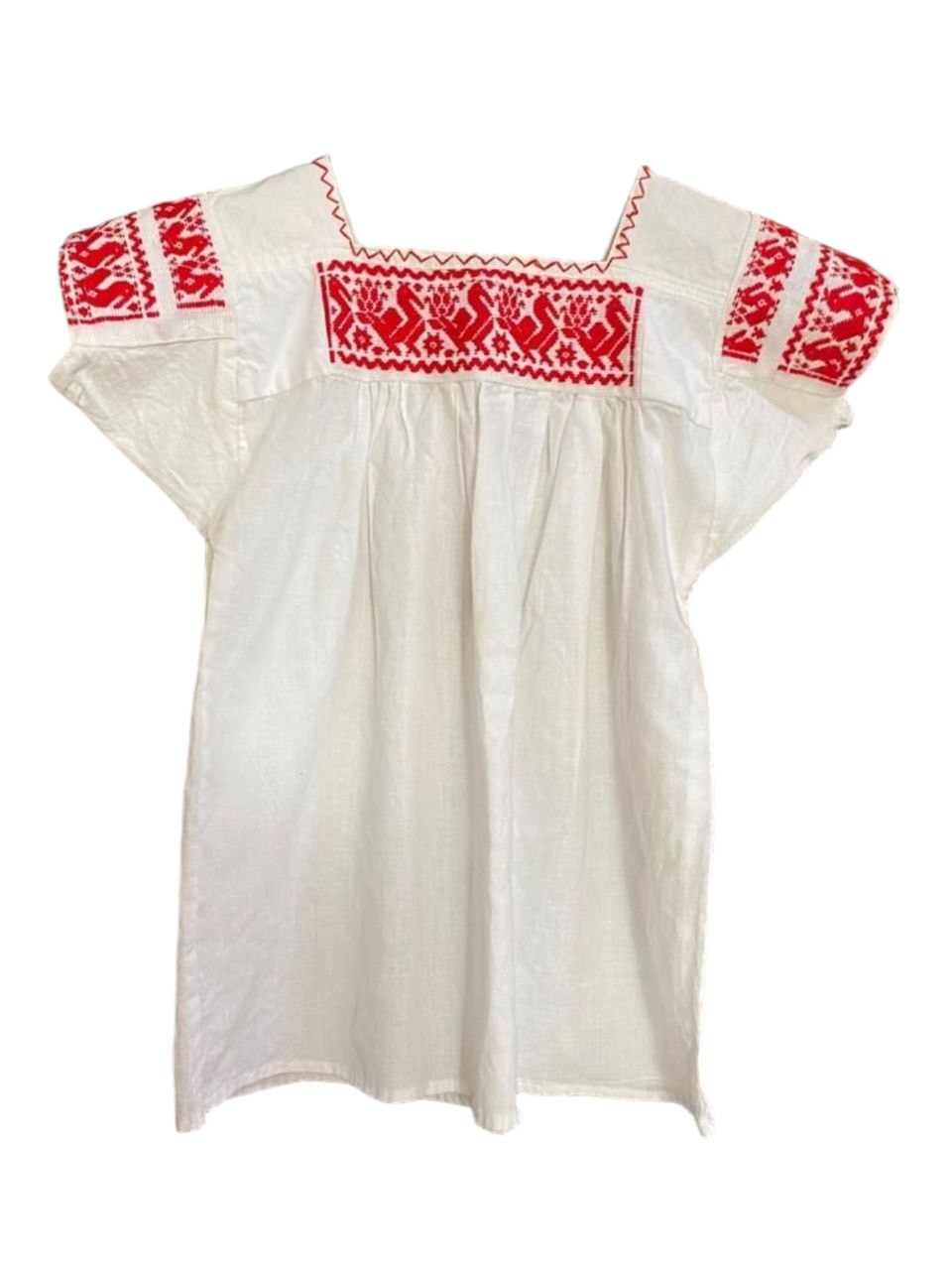 Blusa artesanal con bordado