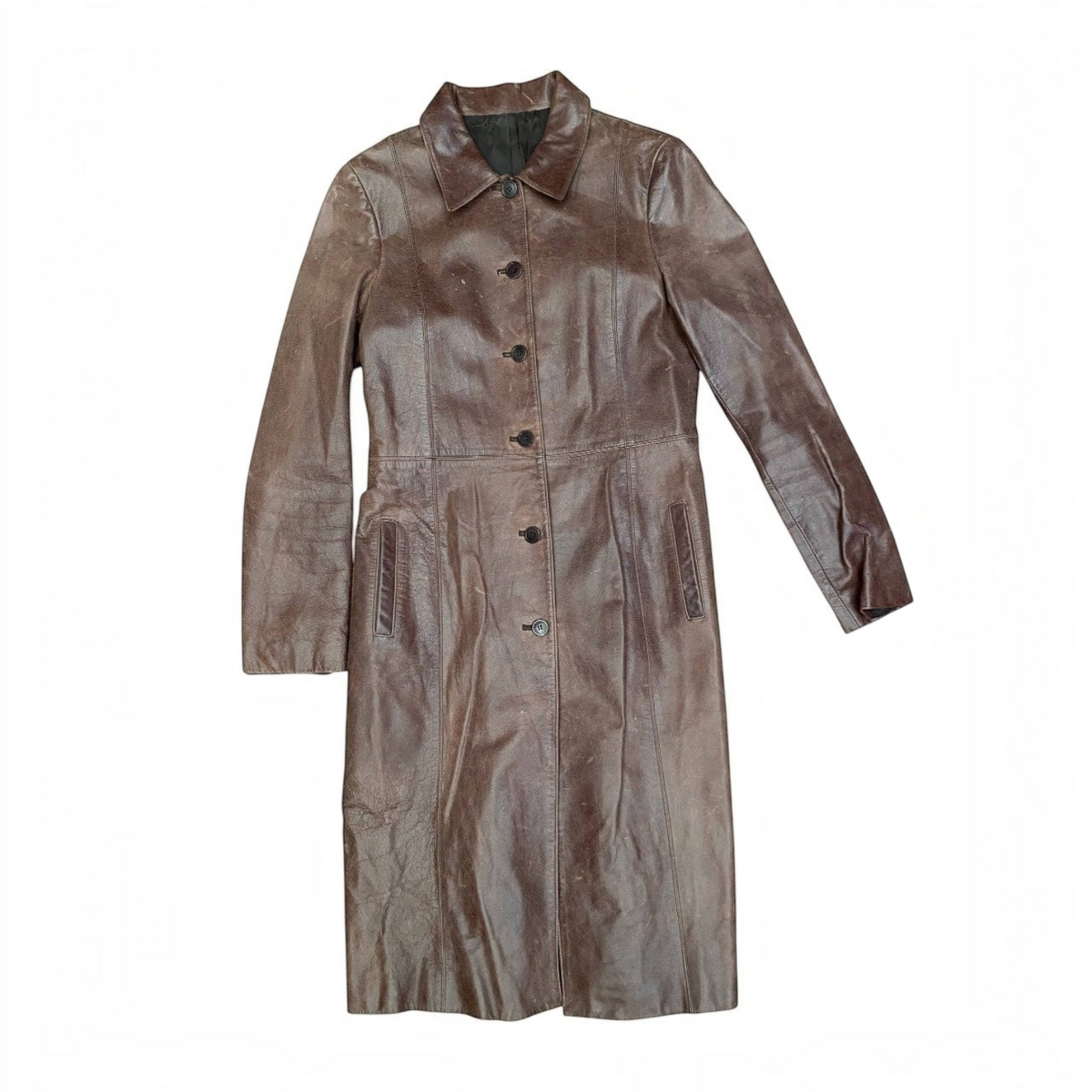 Abrigo Vintage de piel
