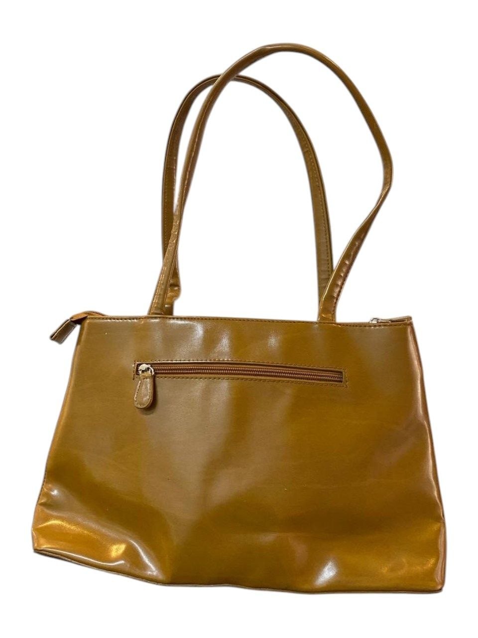 Bolso de hombro camel